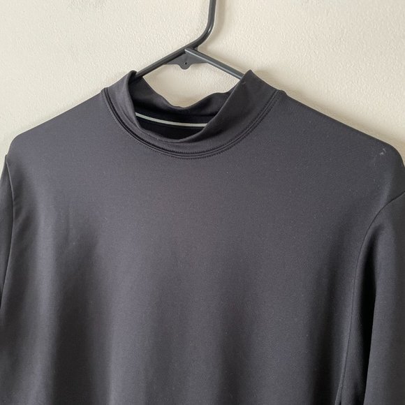 Tek Gear Men’s Black Long Sleeved Shirt Size S, Athletic Sports Top, Warm Layer - Picture 4 of 6